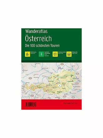 FREYTAG & BERNDT | Wanderkarte Wanderatlas Österreich, Jubiläumsausgabe 2020 | 